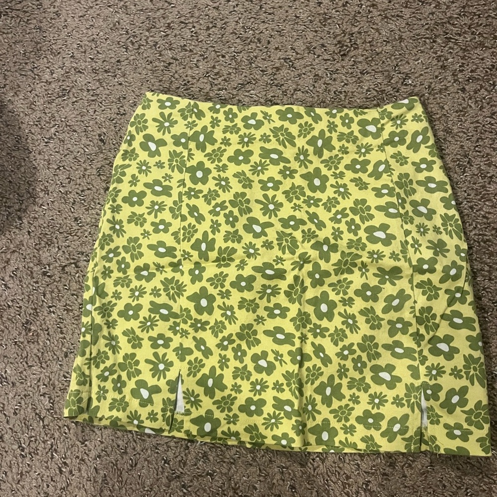 Love on a Hanger Green Pencil Mini Skirt Casual